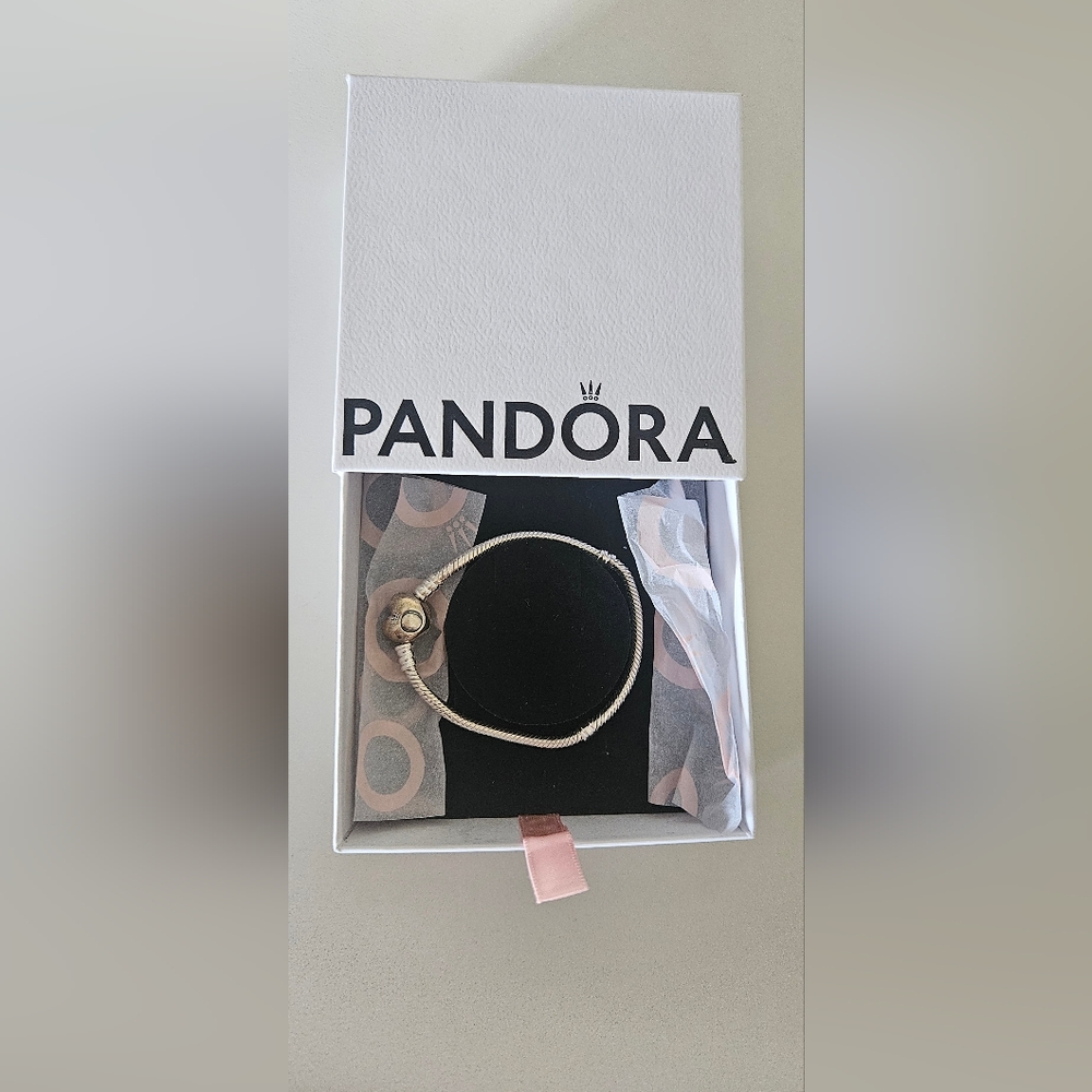Pandora Silver and Gold Bracelet